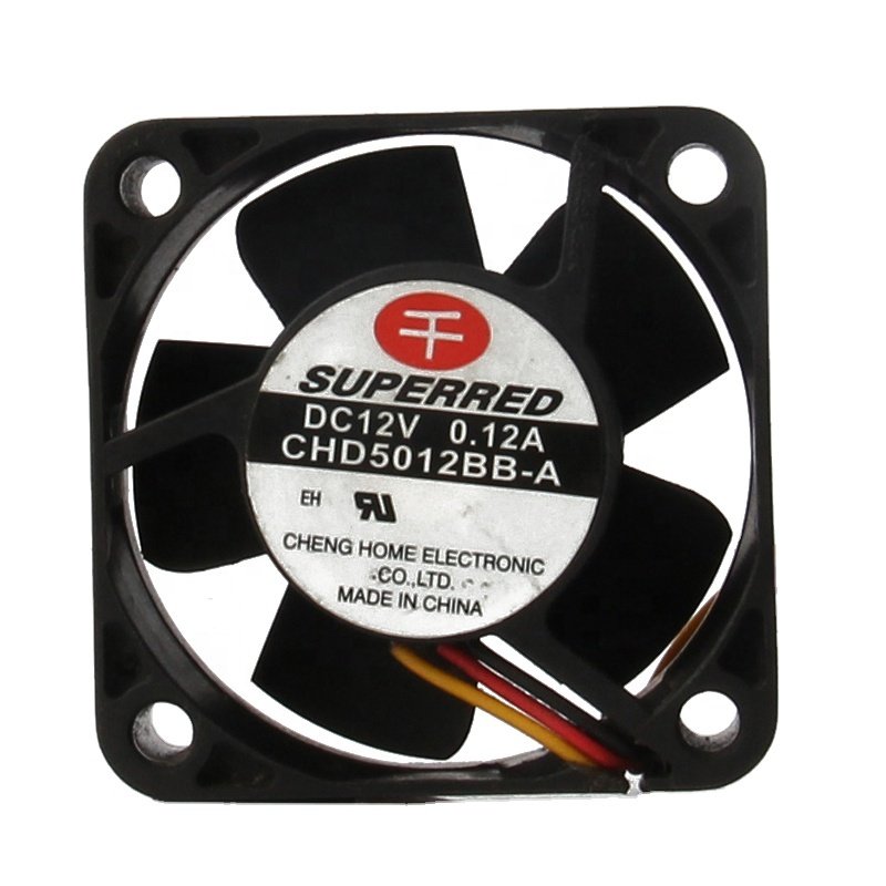 SUPERRED 24V 48V DC12V 0.12A EC AC 50x50x20mm 5CM 5020 Large air Volume Dual Ball Axial Flow Exhaust CHD5012BB-A Cooling Fan